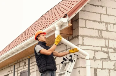 Pose et remplacement de gouttières à Aubusson